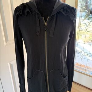 Evy's Tree Black Hooded Jacket Super cute and Cozy! Size M